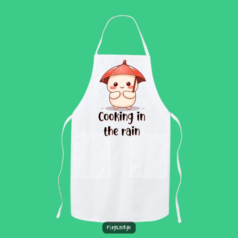 Funny Dumpling Apron: Cute Character Cooking Fun - Whimsical Kitchenwear Gift