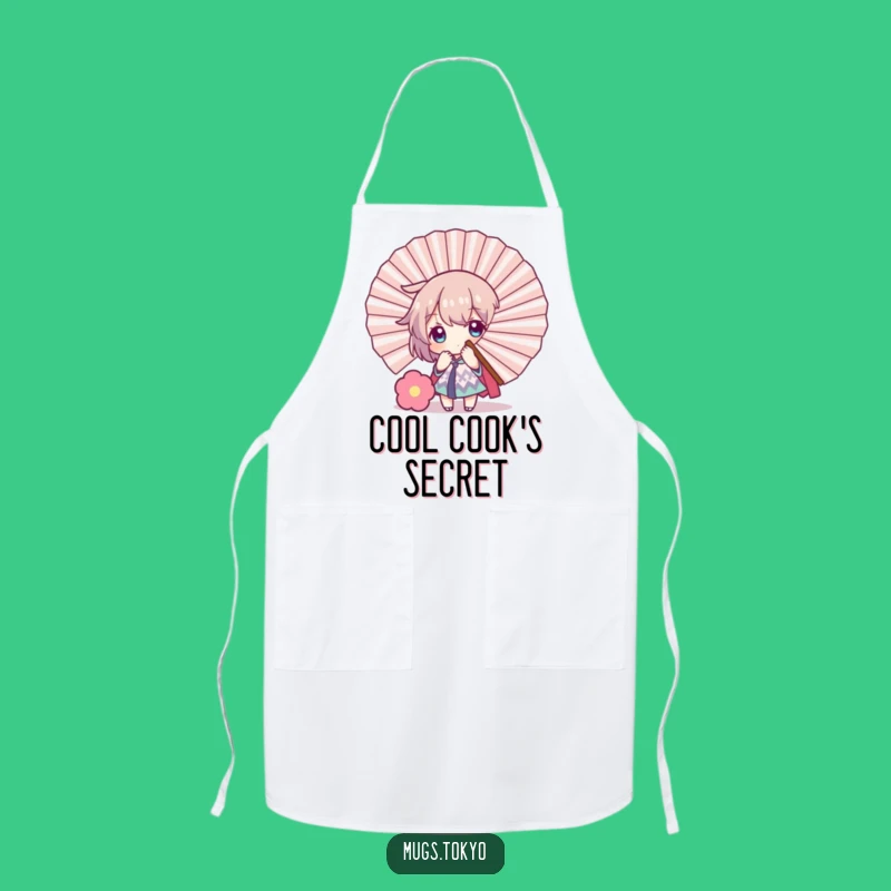 Funny Hiding Character Apron: Cook with Playful Privacy