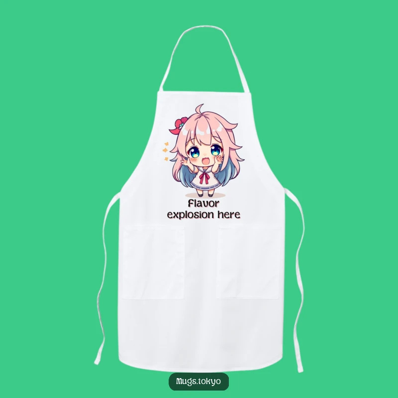 Funny Colorful Hair Apron - Expressive Kitchen Companion