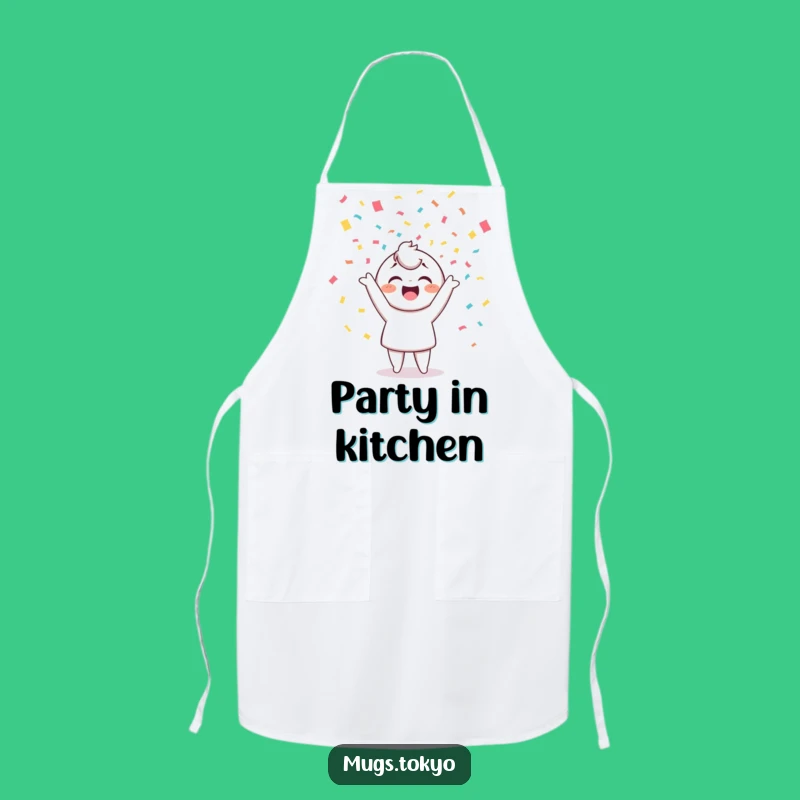 Funny Confetti Tossing Apron - Chef's Comedic Party Wear Gift