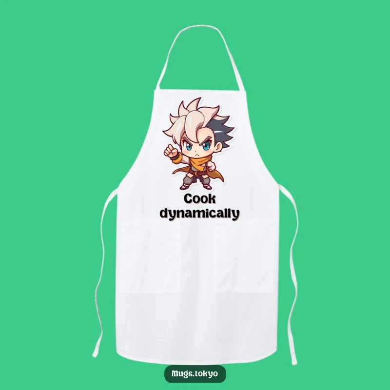 Funny Determined Apron: Stylish Cook, Dynamic Kitchen, Chef Gift