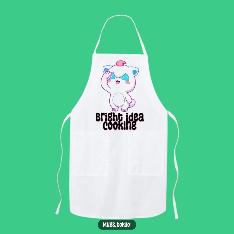 Funny Neon Kitchen Apron: Cook with Sparkle, Hilarious Kitchen Gift