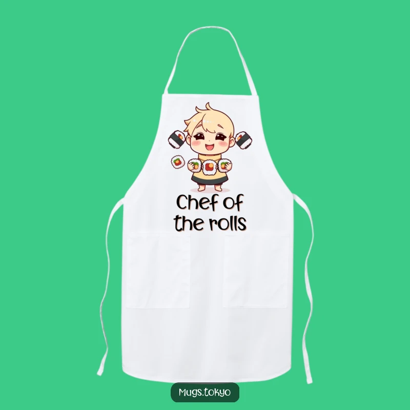 Funny Sushi Juggling Apron: Cook Up Laughs in the Kitchen with This Hilarious Gear
