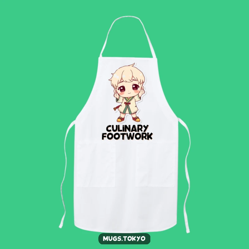 Funny Traditional Footwear Apron - Playful Kitchen Companion
