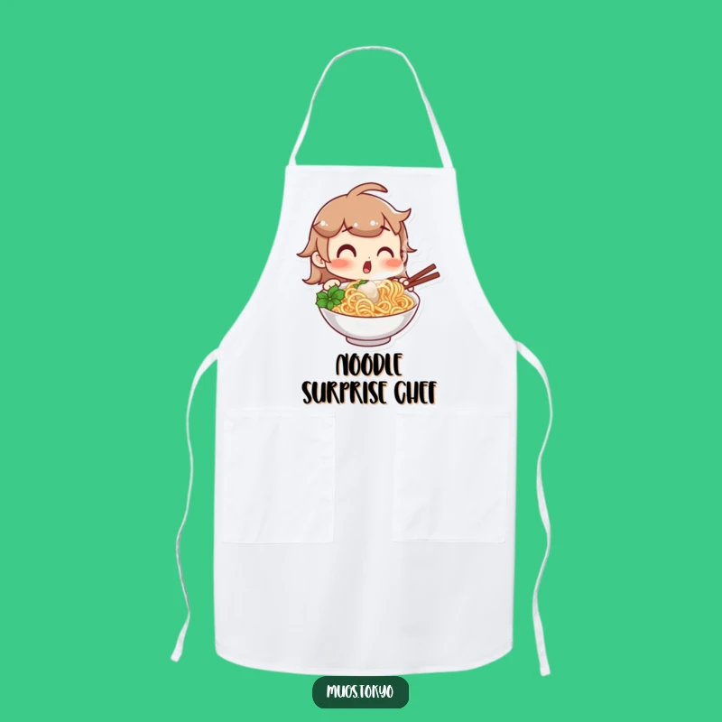 Funny Noodle Chef Apron: Cook with Surprise and Delicious Intent