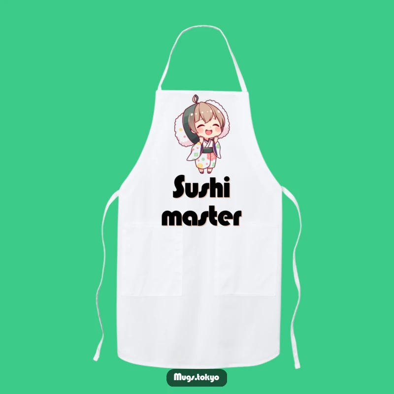 Funny Sushi Apron: Cook with Joy and Japanese Style!