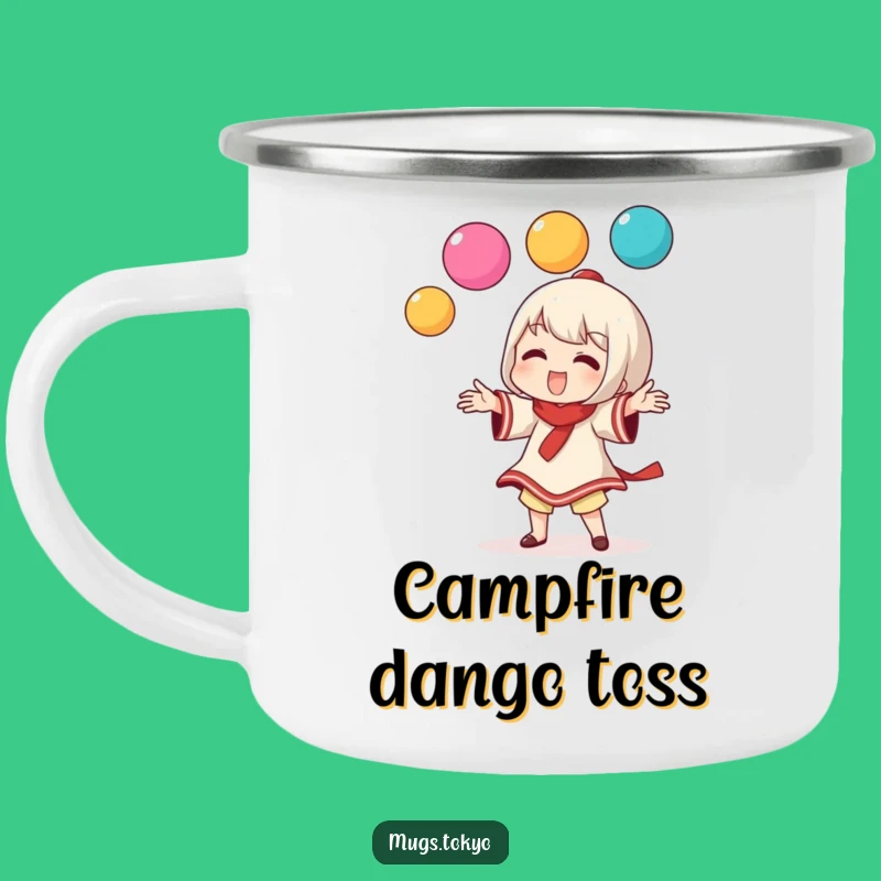 Adventure Funny Dango Juggler Camping Mug: Drink & Play