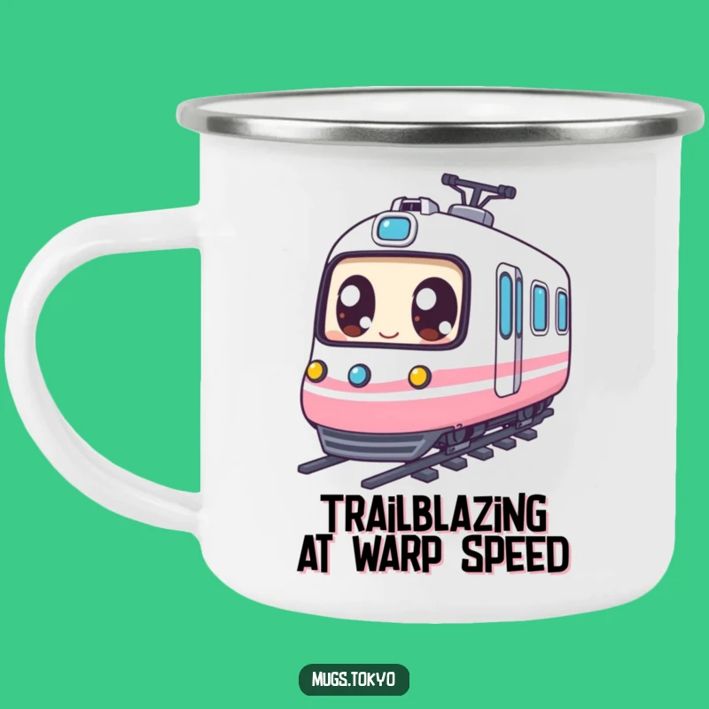 Adventure Ready Funny Bullet Train Camping Mug, Outdoor Funny Gift