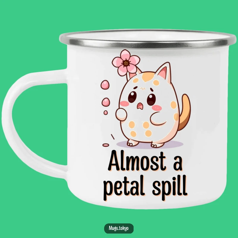 Funny Taiyaki Camping Mug: Outdoor Cherry Blossom Dodge, Adventure Humor