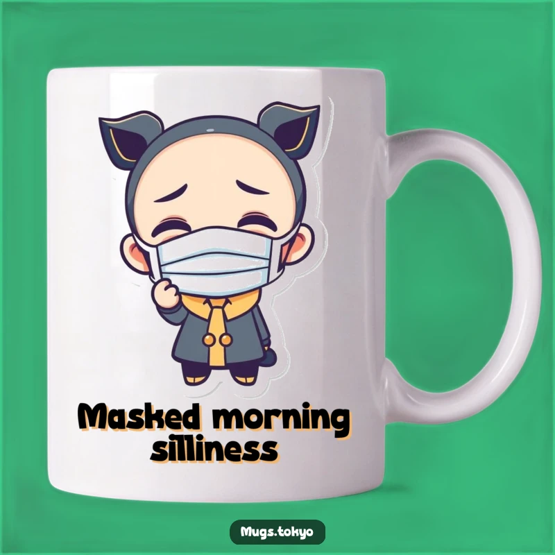 Funny Masked Character Mug: Goofy Face Perfect Funny Gift
