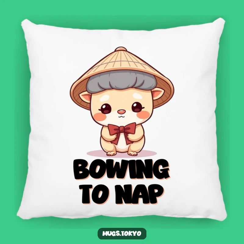 Funny Japanese Hat Pillow: Cuddle Up with Shy Comfort and Cute Charm