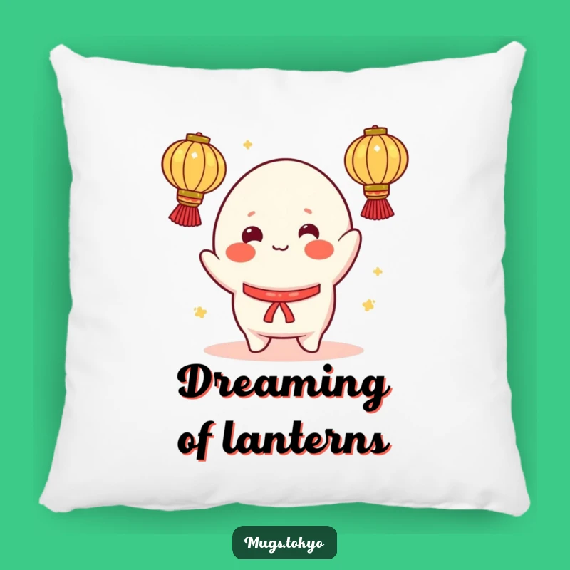 Funny Mochi Pillow: Cheerful Juggler - Cozy & Playful Accent