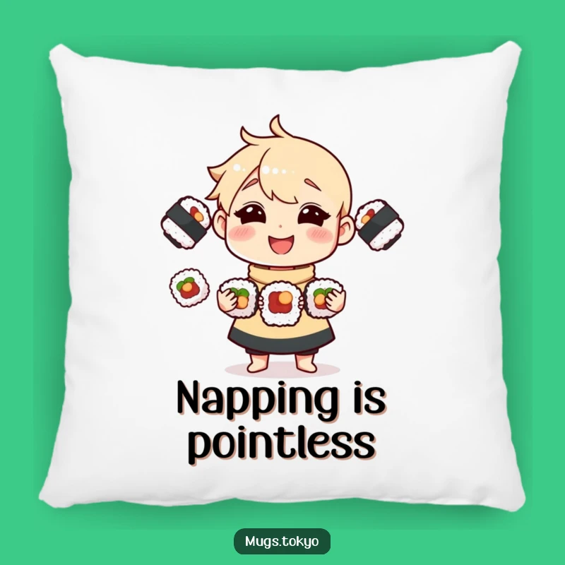 Funny Sushi Juggling Pillow: Cozy Up with This Hilarious Comforting Accent