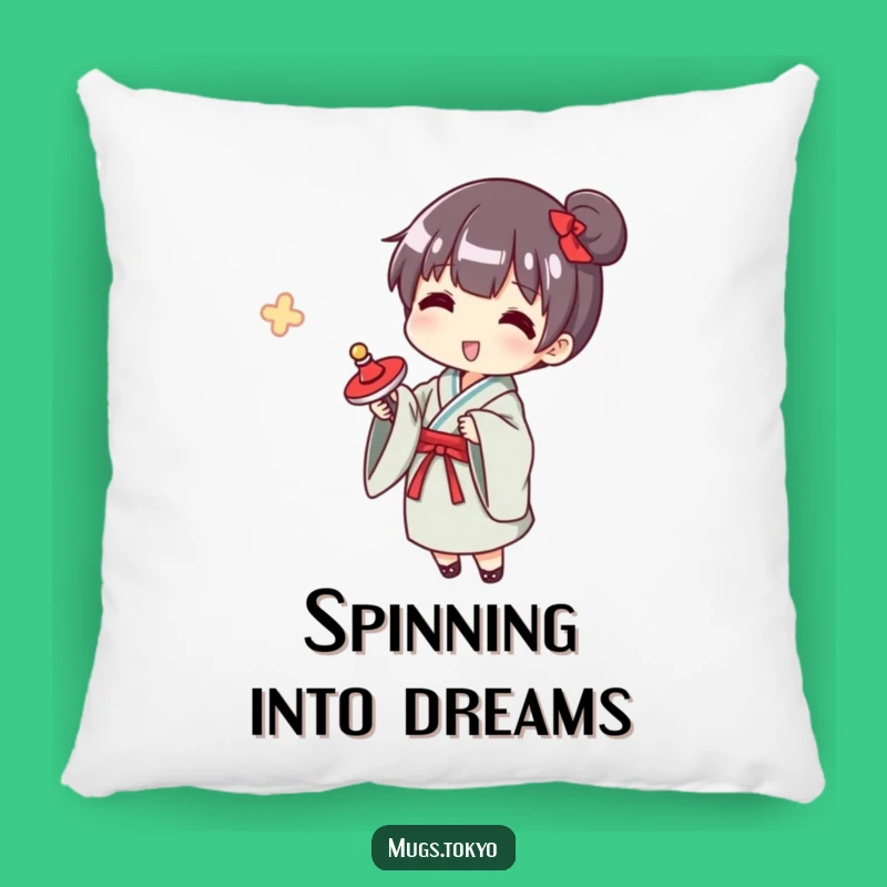 Funny Yukata Spinner Pillow: Cozy Up with Nostalgic Fun!