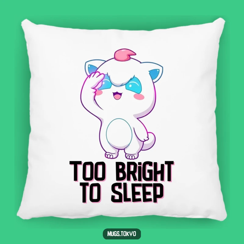 Funny Neon Glow Pillow: Cozy Brightness, Cute Funny Gift