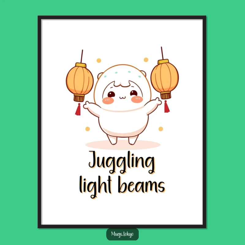Funny Mochi Digital Art - Instant Cheerful Decor Gift