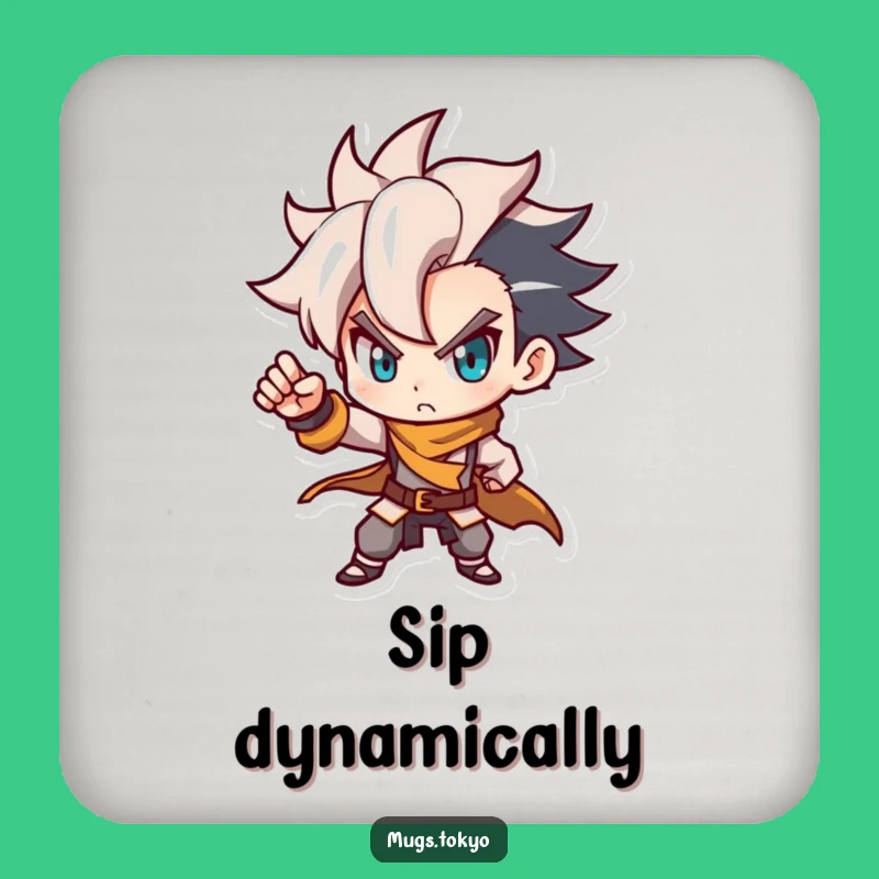 Funny Determined Coaster: Stylish Protection, Dynamic Surface, Home Gift