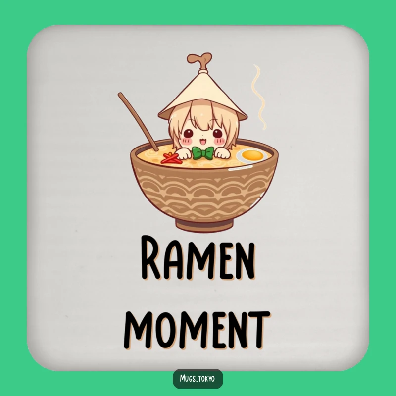 Funny Ramen Coaster: Protect Surfaces with Noodle Style