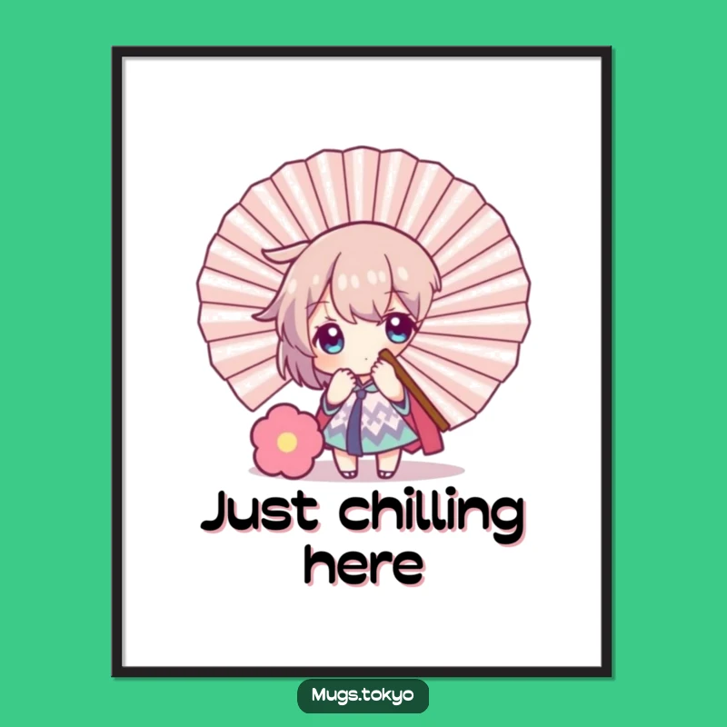 Funny Hiding Character Poster: Add Playful Humor to Your Walls