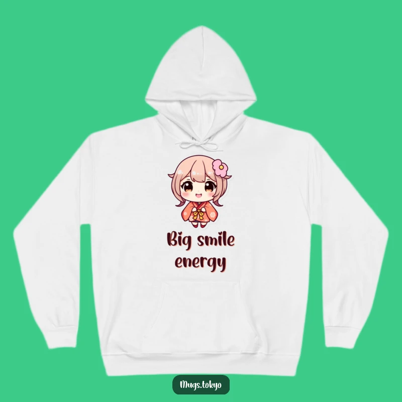 Funny Kimono Hoodie: Wide-Eyed Character, Cozy Smile, Awesome Gift