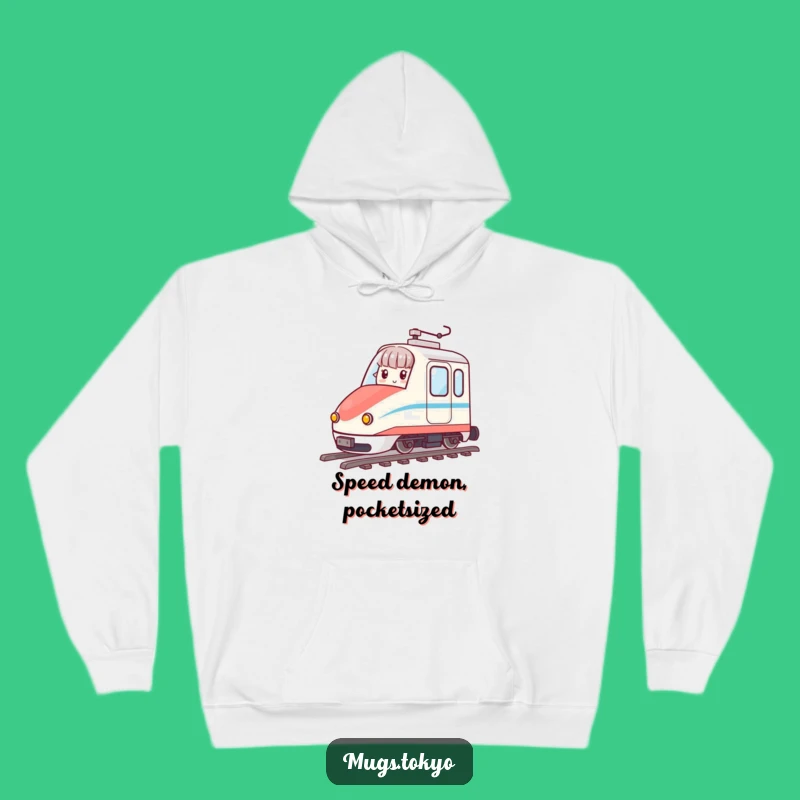 Funny Bullet Train Hoodie - Cozy Character Comfort, Ideal Humorous Present