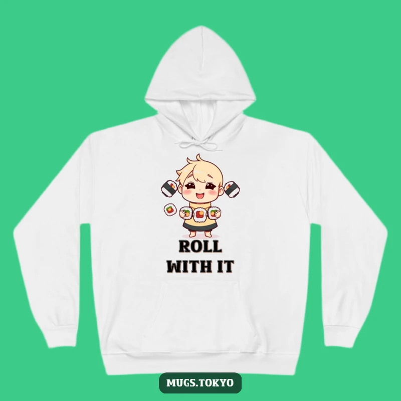 Funny Sushi Juggling Hoodie: Stay Cozy and Comfy with This Hilarious Gift Idea