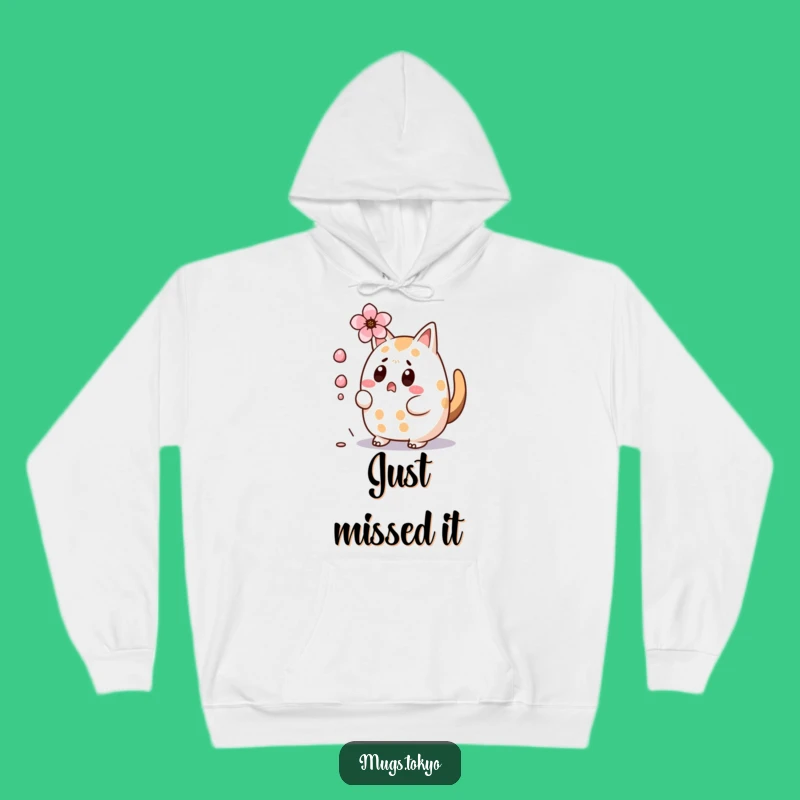 Funny Taiyaki Hoodie: Cozy Cherry Blossom Near Miss, Ultimate Comfort Gift