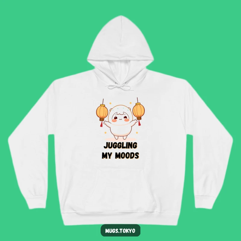 Cozy Funny Mochi Hoodie - Warm & Cheerful Juggling Gift