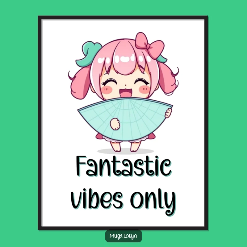 Free Printable Wall Art: Funny Fan Character - Quirky Downloadable Decor