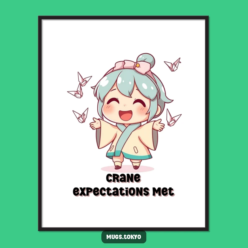 Funny Free Printable Wall Art: Juggling Crane Character, Whimsical Downloadable Decor!