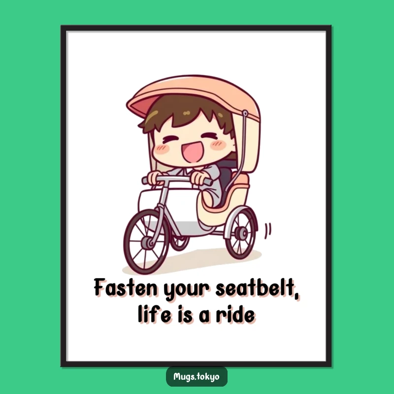 Funny Free Printable Wall Art Rickshaw Race Downhill Downloadable Art