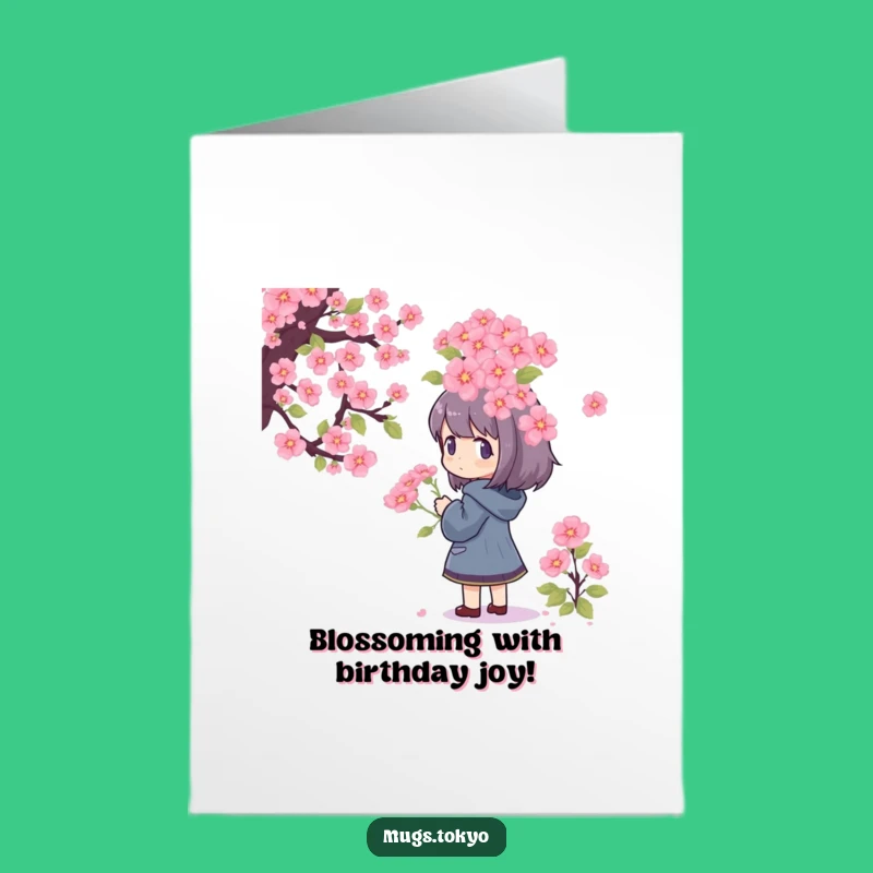 Free Printable Pixel Blossom Birthday Card: Cute Downloadable Gift for Art Lovers