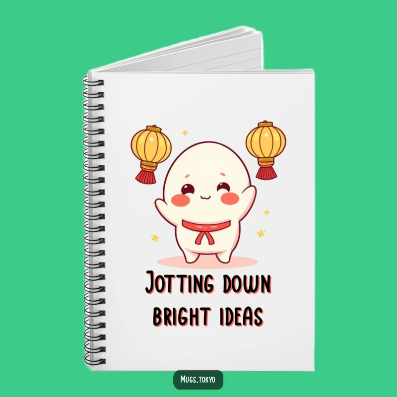 Funny Mochi Notebook: Cheerful Juggler Journal - Playful Stationery