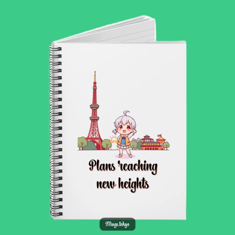 Funny Tokyo Ideas Notebook: Character's Playful Pose, Journal Gift