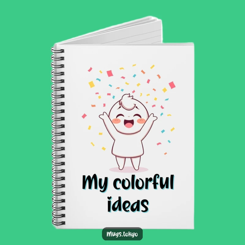 Funny Confetti Tossing Notebook - Jots & Jokes for Celebration Lovers Gift