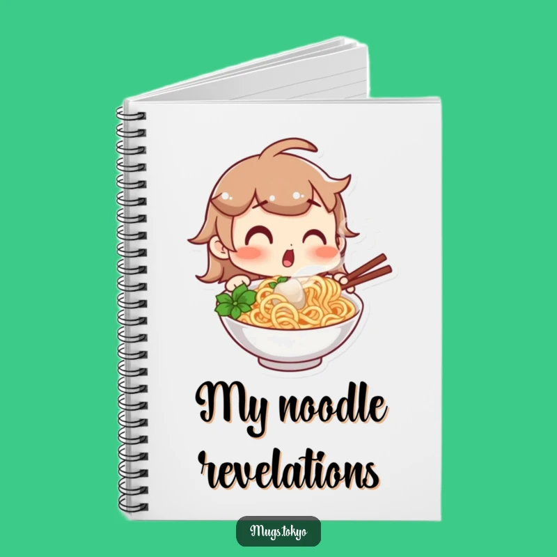 Funny Noodle Jotter Notebook: Capture Your Delicious Discoveries