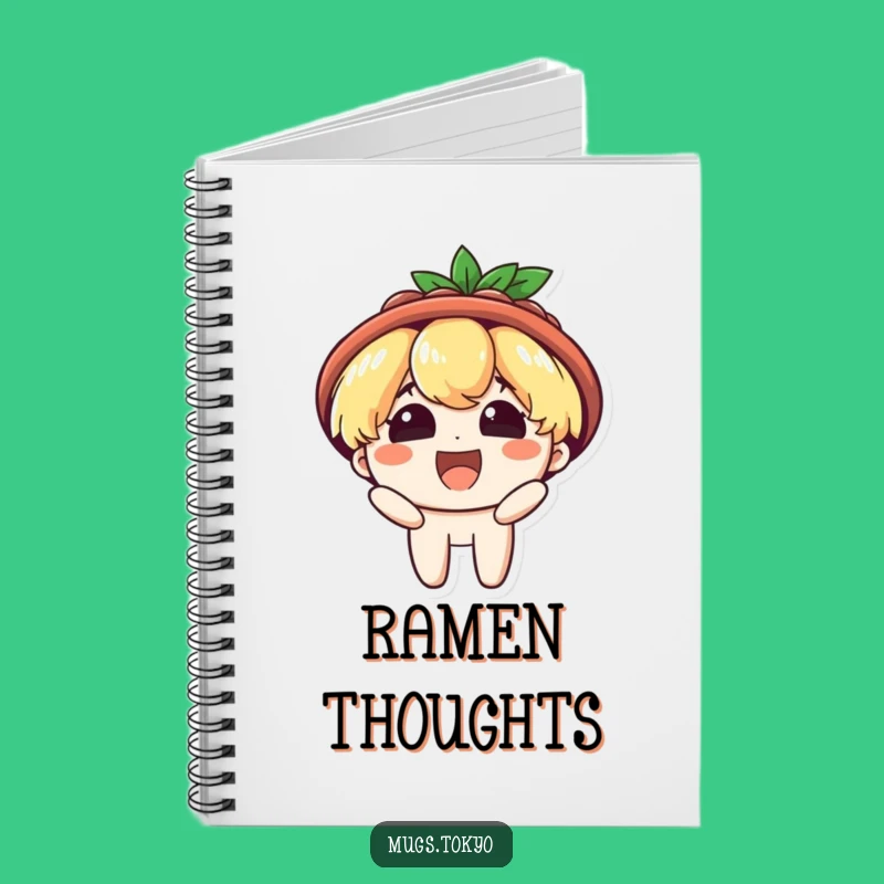 Funny Ramen Hat Notebook: Beaming Ideas, Noodle Notes, Journal Gift