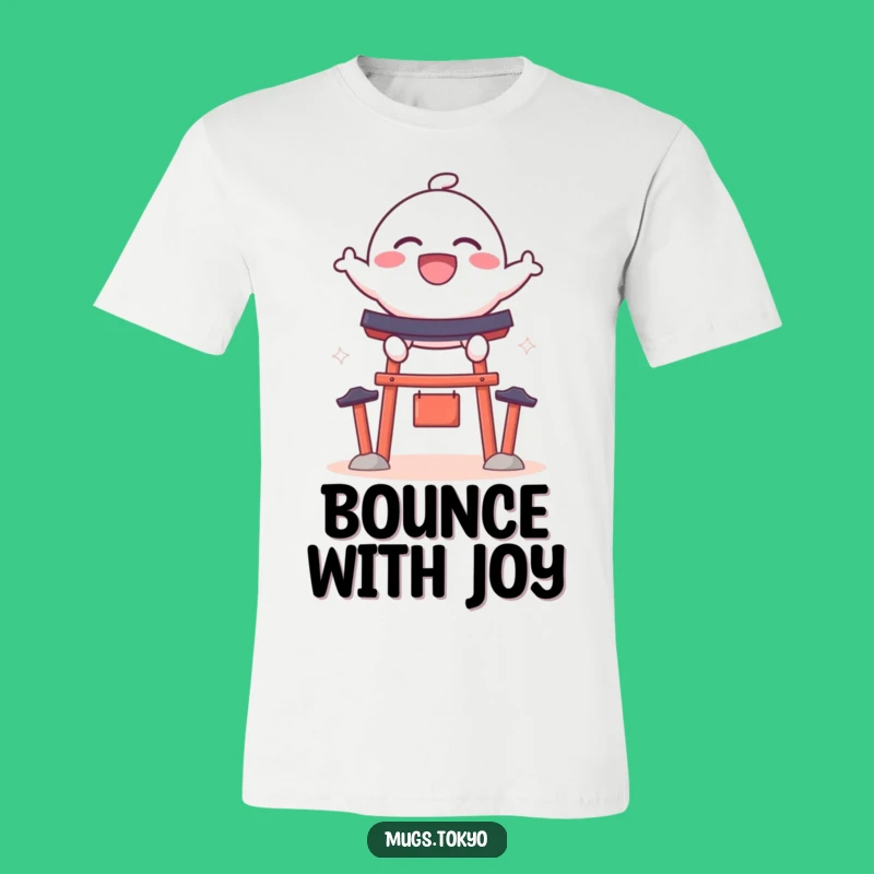 Funny Dango Shrine Jump T-Shirt: Wear Your Joyful Spirit, Perfect Gift for Adventurers