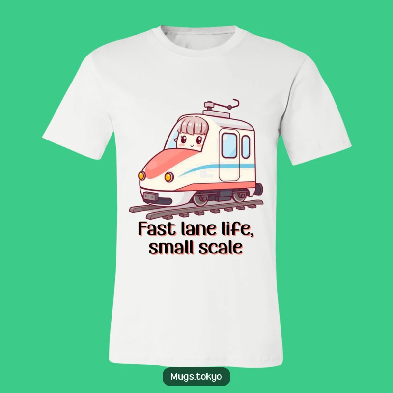 Funny Bullet Train T-Shirt - Animated Character Fashion, Perfect Humorous Gift