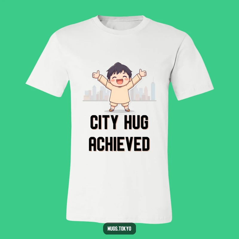 Joyful City Embrace T-Shirt: Show Your Urban Love!