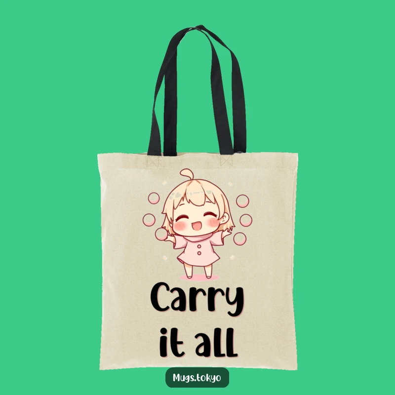 Stylish Funny Mochi Juggler Tote Bag: Carry Your Fun, Excellent Funny Gift
