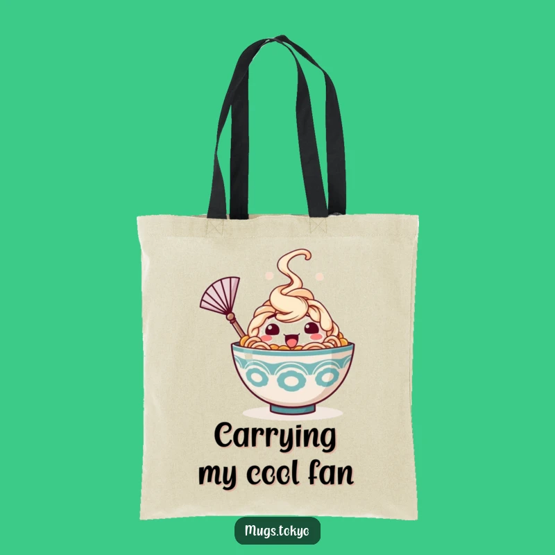 Funny Ramen Tote Bag: Happy Bowl Fan - Practical & Hilarious Carryall