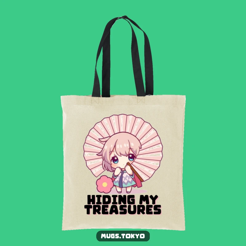 Funny Hiding Character Tote Bag: Carry Your Secrets with Playful Style
